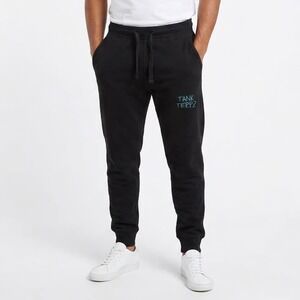 Lane Seven Tank Terpz Black Embroidered Jogger Sweatpants Size S